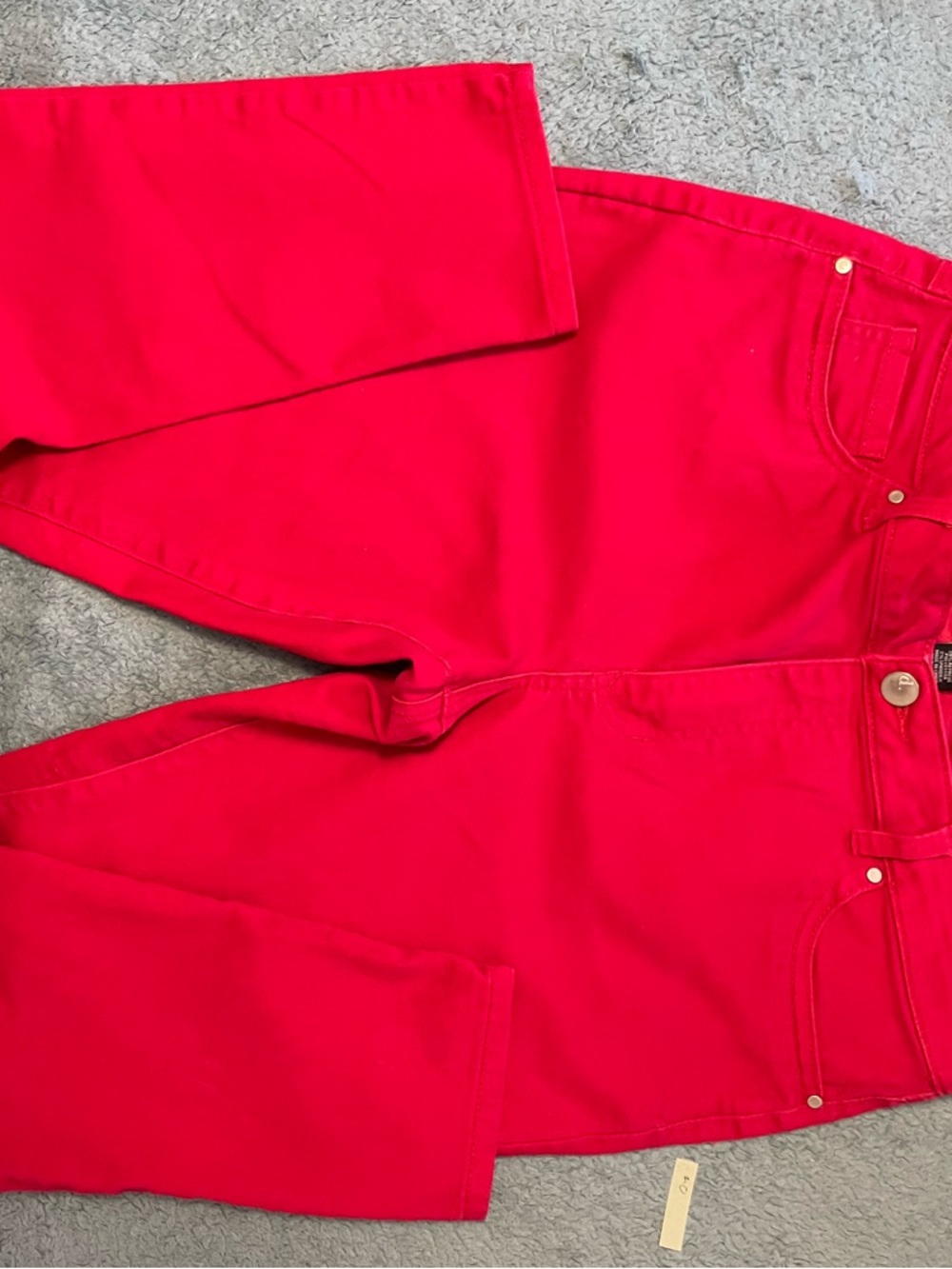 D. Jeans Women’s Bright Red Stretch Jeans